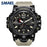 New Best Seller Men's Military Watch 50m Waterproof LED Quartz Clock Sports Watch, Luminous, Multiple Time Zones, Shock Resistant, Many Colors