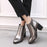 2017 Hot in the ultra-lo Fashion Women's Boots Casual Leather Boots Pointed Toe Buckle Warm  Women's Ankle Boots