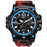 New Best Seller Men's Military Watch 50m Waterproof LED Quartz Clock Sports Watch, Luminous, Multiple Time Zones, Shock Resistant, Many Colors