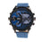 Fashionable Men's Big Round Dial Dual Time Display Quartz Wrist Watch With Cloth Band