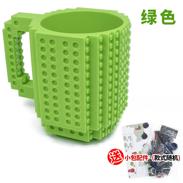 Building Blocks Mug For Kids, DIY Coffee Mug, Personality Mug - Great Gift