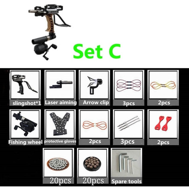 Camo Pro ™ Laser Slingshot