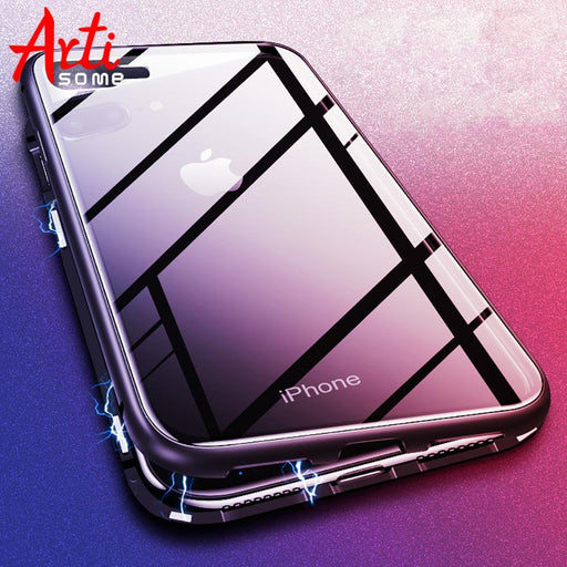 Magnetic Tempered Glass Case