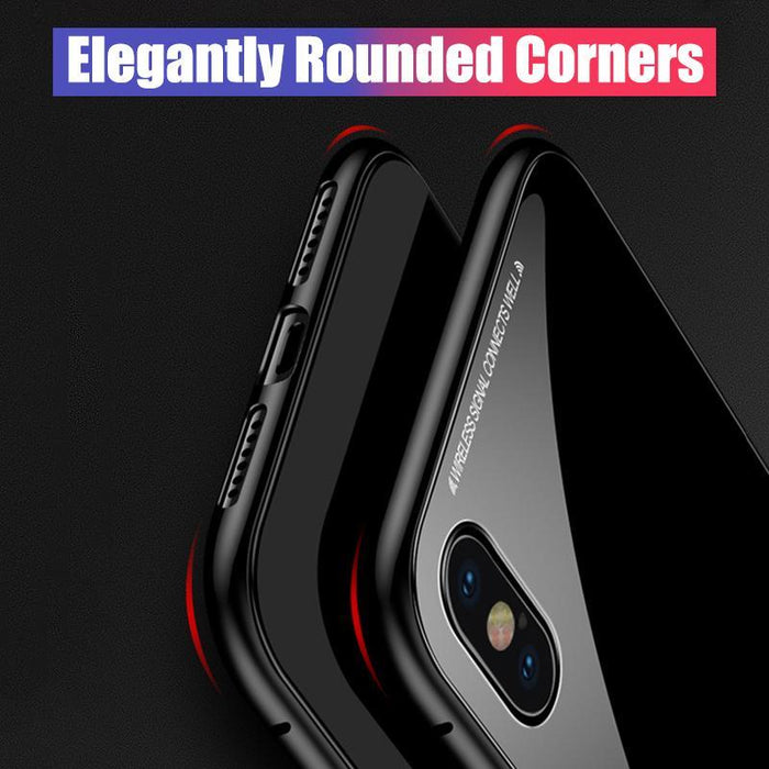 Magnetic Tempered Glass Case