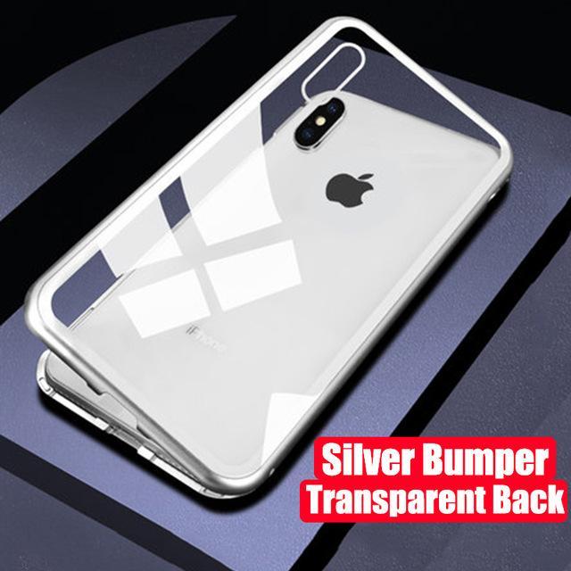 Magnetic Tempered Glass Case