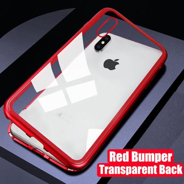 Magnetic Tempered Glass Case