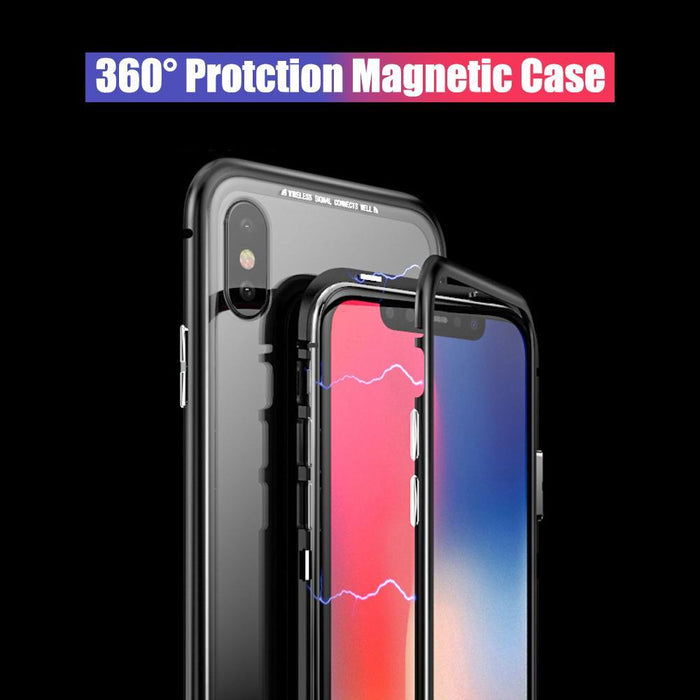 Magnetic Tempered Glass Case