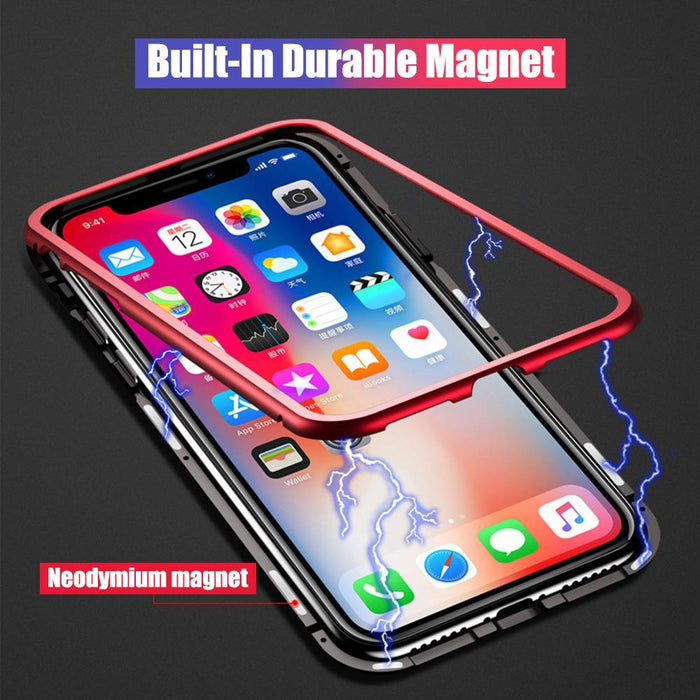 Magnetic Tempered Glass Case