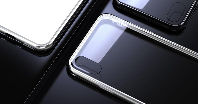Magnetic Tempered Glass Case