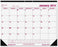 Monthly Desk Calendar 12 month, Jan-Dec, 22-3/4"x1