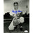 Pee Wee Reese Signed Black and White Kneeling 8x10 Photo 1958 Inscription JSA