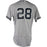 Austin Romine Signed New York Yankees 2018 Road Opening Day Game Used #28 Jersey (3/29/2018) (JB904513)