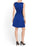TAHARI BY ASL Cinched Dress, Womens, 6, Royal