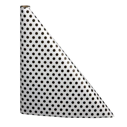300 Black Polka Dot Table Cover